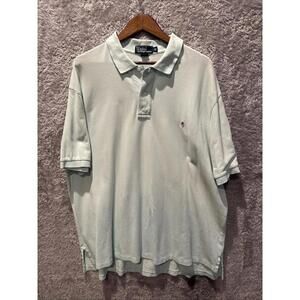 Polo Ralph Lauren Men's 2XL Big Polo Shirt Pony Mint Green Short Sleeve XXL
